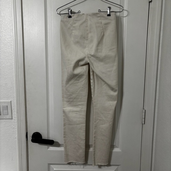 Frank & Eileen Derry Illusion Pull-on Pants in Antique White Size 24 - Picture 7 of 7